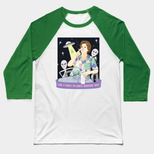 Kate McKinnon SNL Alien Abduction Baseball T-Shirt